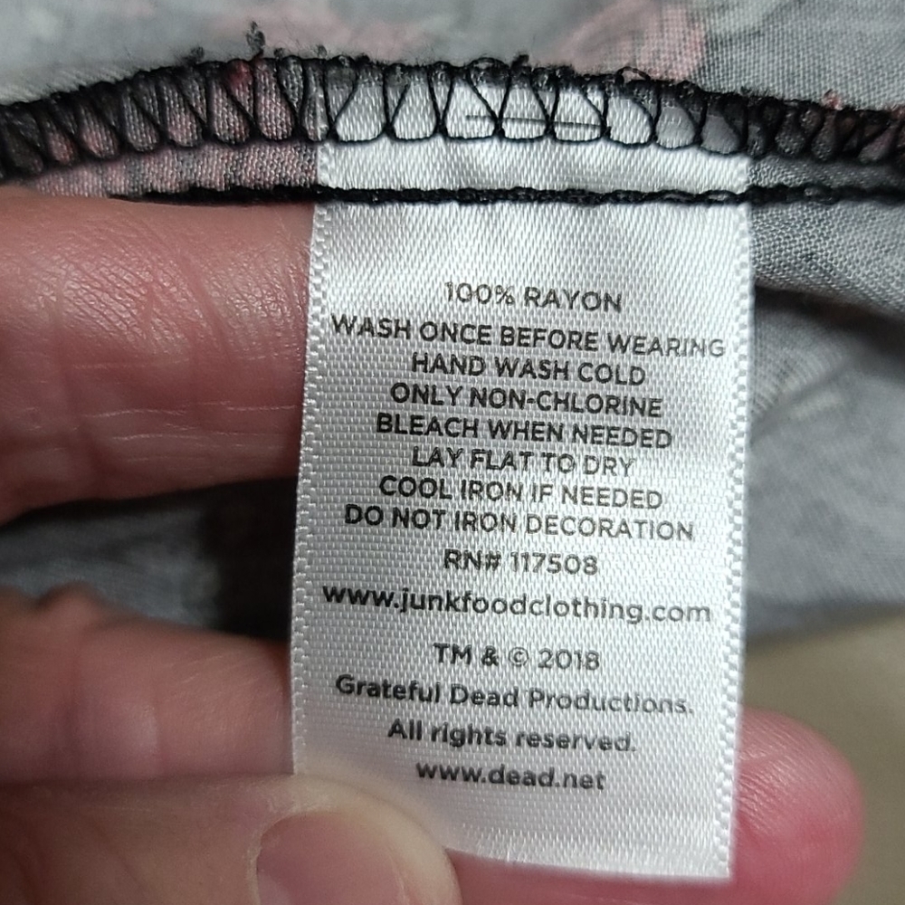 Junk Food Nwt Wrap Style Blouse Size M — image 7 of 8